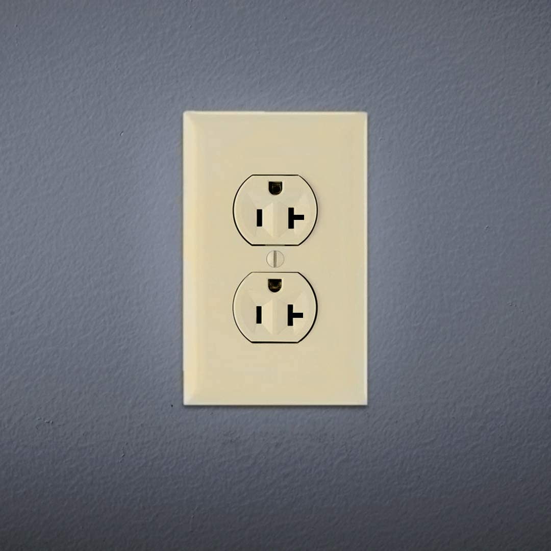 Legrand - Pass & Seymour TR5362ICC12 Receptacle Duplex Tamper Resistant Back and Side Wire 20-Amp/125-volt, Ivory