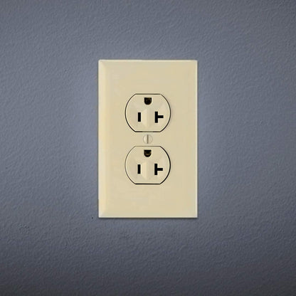 Legrand - Pass & Seymour TR5362ICC12 Receptacle Duplex Tamper Resistant Back and Side Wire 20-Amp/125-volt, Ivory